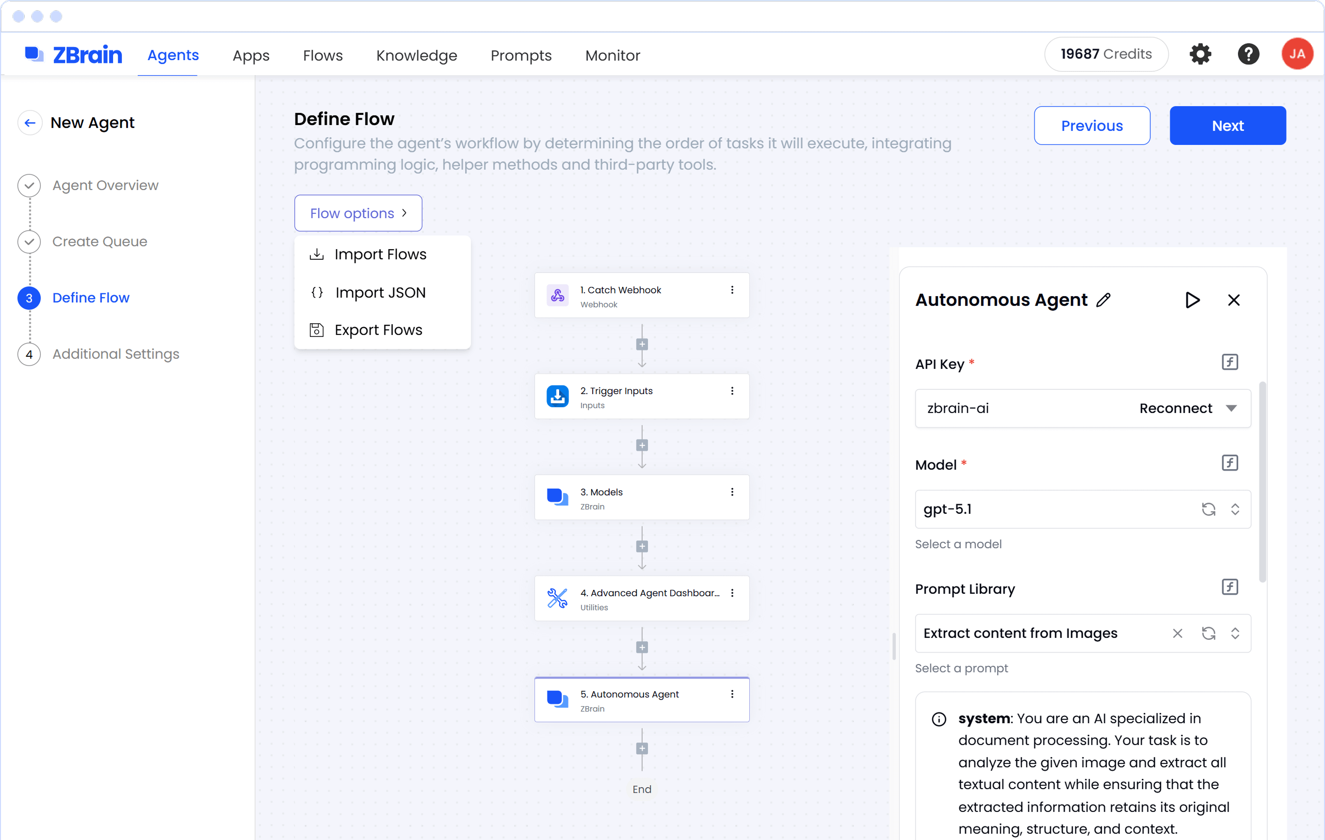 ZBrain Builder Enterprise Agentic Orchestration Engine 